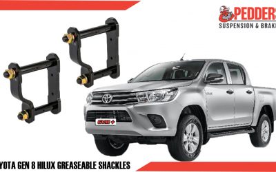Pedders Greasable Shackle Kits To Suit Toyota Hilux Gen 8