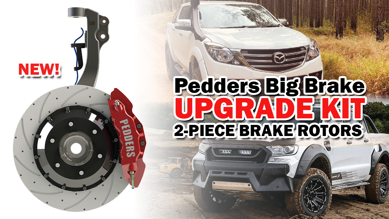 Pedders Two-Piece Brake Rotor Upgrade Ford Ranger & Mazda BT-50
